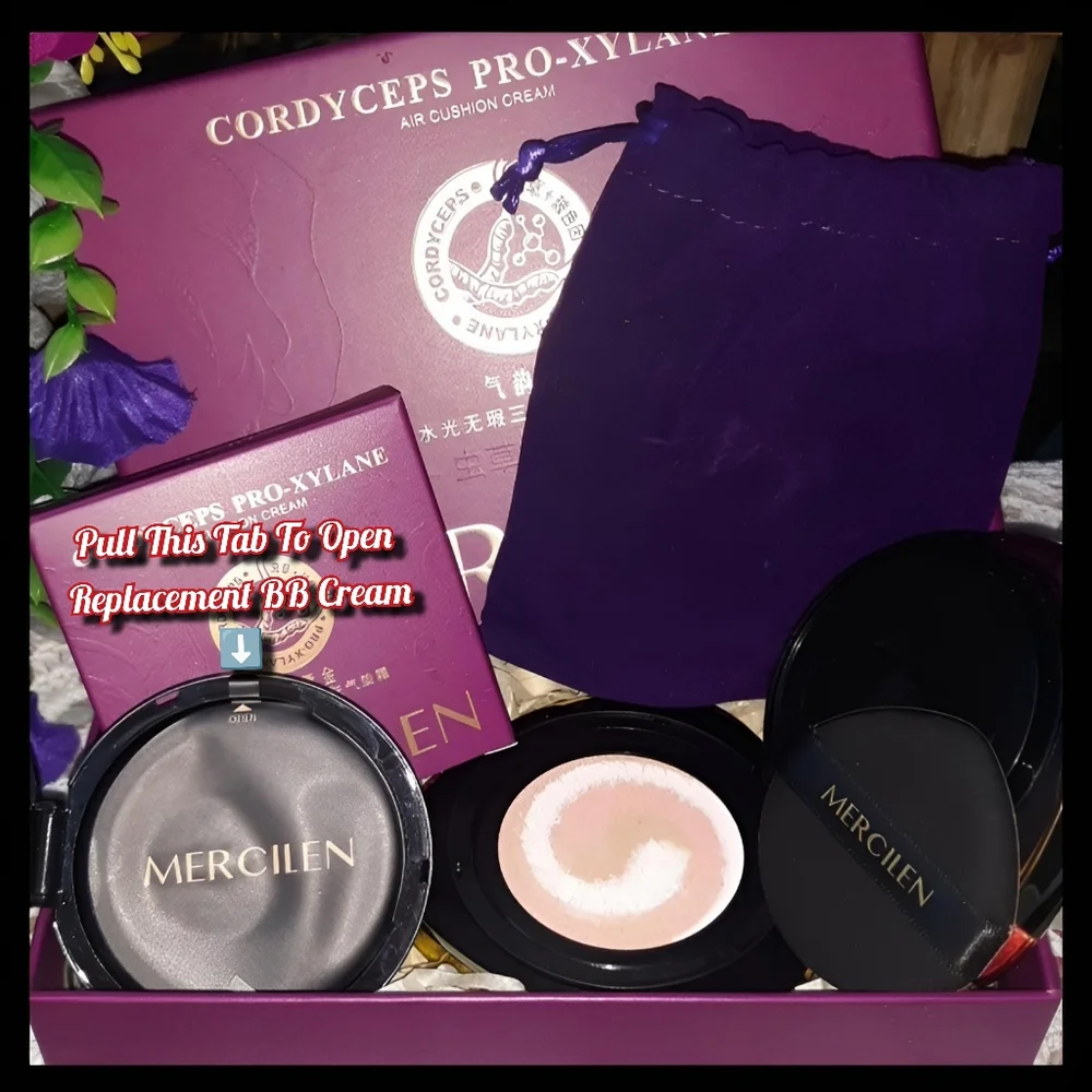 🆕FLAWLESS BB CREAM TRI~COLOR AIR CUSHION FOUNDATION BOXED GIFT SET(2 BB CREAMS)
